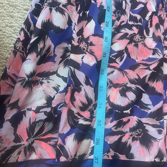 J. Crew pleated dress in hibiscus print - Size 0 - Picture 5 of 7